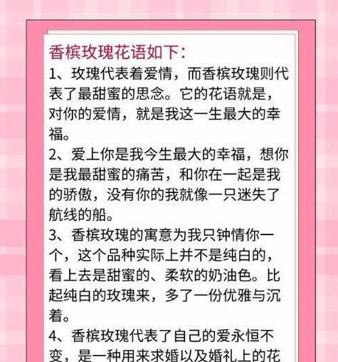 香槟花语有何特别含义？代表什么？